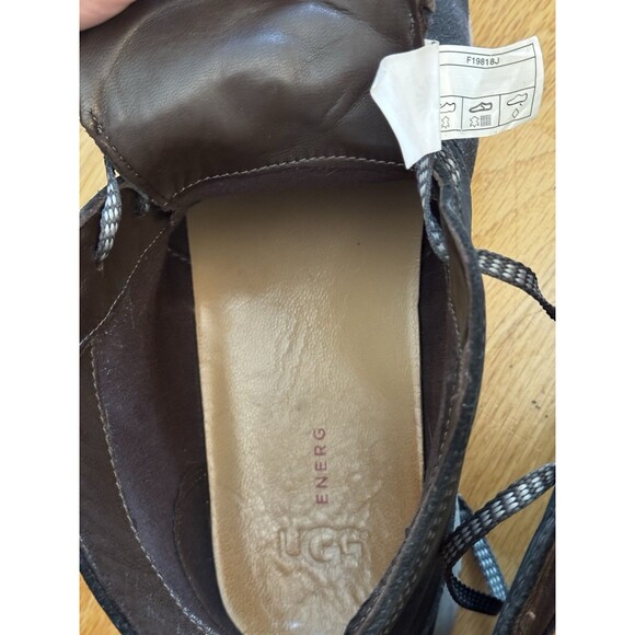 UGG Mens Freamon Chukka Sz 10.5 Waterproof Suede Boots Black Gray - Picture 6 of 15